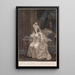 Marie-Antoinette - Simon Malgo — indrammet kunstværk på væggen
