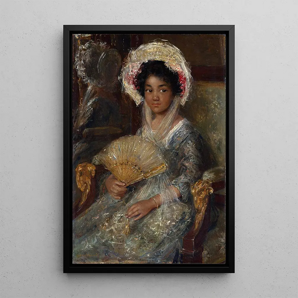 Isabella - Simon Maris — indrammet kunstværk på væggen
