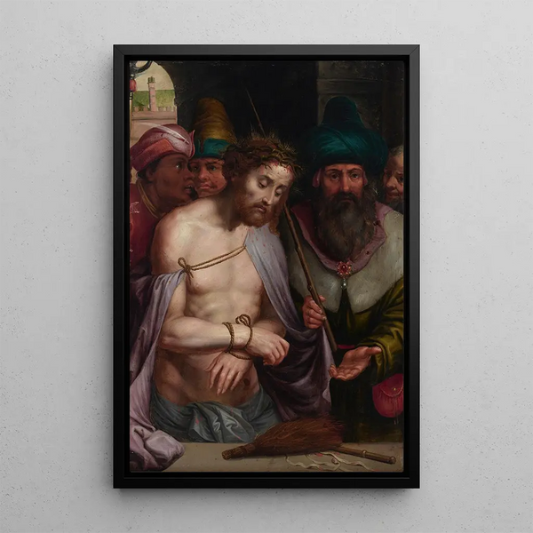 Ecce Homo - Simon Pereyns — indrammet kunstværk på væggen
