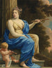 Euterpe, musens for musik og lyrisk poesi - Simon Vouet — visning af kunstværket