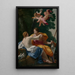 Vénus og Adonis - Simon Vouet — indrammet kunstværk på væggen
