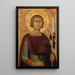 Saint Ansanus - Simone Martini — indrammet kunstværk på væggen