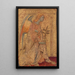 L'Ange de l'Annonciation - Simone Martini — indrammet kunstværk på væggen