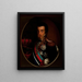 Portrait de Dom João VI - Simplício Rodrigues de Sá — indrammet kunstværk på væggen
