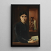 Portræt af Georgiana Burne-Jones - Sir Edward Coley Burne-Jones — indrammet kunstværk på væggen
