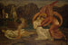 Psyché modtager Proserpines kasse - Sir Edward Coley Burne-Jones — visning af kunstværket