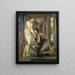 Pygmalion og billedet, L' sjæl når - Sir Edward Coley Burne - Jones — indrammet kunstværk på væggen