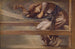 La Série de la Rose Églantine Studie til La Cour du Jardin - Sir Edward Coley Burne-Jones — visning af kunstværket