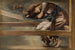 La serie La Rose Églantine, studie for La Cour du Jardin V - Sir Edward Coley Burne-Jones — visning af kunstværket