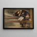 La serie La Rose Églantine, studie for La Cour du Jardin V - Sir Edward Coley Burne-Jones — indrammet kunstværk på væggen