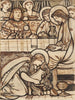 La Madeleine oignende fødderne på Kristus - Sir Edward Coley Burne-Jones — visning af kunstværket
