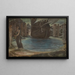 Sirene - Sir Edward Coley Burne-Jones — indrammet kunstværk på væggen