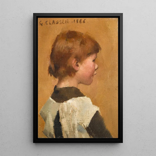 Sir George Clausen - A Girls Head.webp