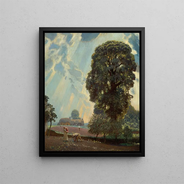 Sir George Clausen - Rejoicing after the rain Early Summer.webp
