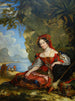 Portrait af Lady Caroline Montagu i byronisk kostume af Sir George Hayter — visning af kunstværket