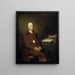 James Hutton (1726 - 1797), Geolog - Sir Henry Raeburn — indrammet kunstværk på væggen