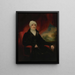 Portrait af en dame, der siges at være fru Marion Corry Gilchrist - Sir Henry Raeburn — indrammet kunstværk på væggen