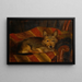 Hund på en stol - Sir John Lavery — indrammet kunstværk på væggen