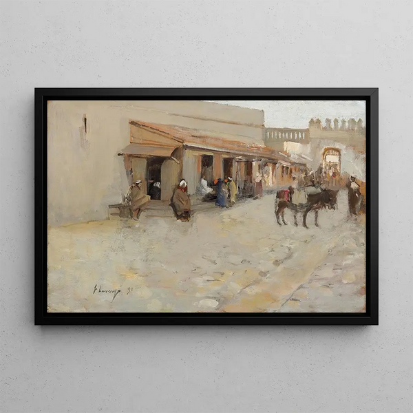 El Asha - Sir John Lavery — indrammet kunstværk på væggen