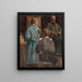 Indendørs af kunstnerens værksted - Sir John Lavery — indrammet kunstværk på væggen