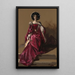 Lady Gwendeline Spencer-Churchill i The Merchant of Venice - Sir John Lavery — indrammet kunstværk på væggen