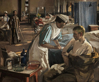 Hospitalet i London - Sir John Lavery — visning af kunstværket