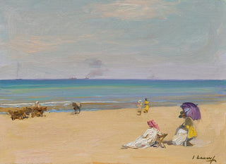 Sur les sables - Sir John Lavery — visning af kunstværket