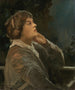 Portrait af Dora Sigerson, Mme Shorter, ca. 1870-1918, digter - Sir John Lavery — visning af kunstværket