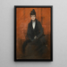 Portrait af Helen Bell - Sir John Lavery — indrammet kunstværk på væggen
