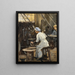 Le fabricant de disques - Sir John Lavery — indrammet kunstværk på væggen
