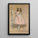 La fille couronnée de guirlandes 1896 - Sir John Lavery — indrammet kunstværk på væggen