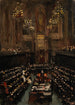 La ratifikation du traité irlandais à la Chambre des Lords anglaise 1921 - Sir John Lavery — indrammet kunstværk på væggen
