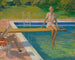 La vicomtesse de Castlerosse i Palm Springs - Sir John Lavery — visning af kunstværket