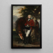 Capitaine George K. H. Coussmaker 1759-1801 - Sir Joshua Reynolds — indrammet kunstværk på væggen