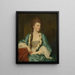 Elizabeth Kerr, marchioness de Lothian - Sir Joshua Reynolds — indrammet kunstværk på væggen