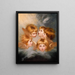 Têtes d'anges Miss Frances Gordon - Sir Joshua Reynolds — indrammet kunstværk på væggen