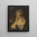 Mme Jane Braddyll - Sir Joshua Reynolds — indrammet kunstværk på væggen