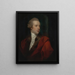 Portrait af James Coutts Esquire - Sir Joshua Reynolds — indrammet kunstværk på væggen