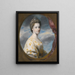Portrait af Sophia, fru Edward Southwell, senere Lady De Clifford - Sir Joshua Reynolds — indrammet kunstværk på væggen