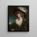 Portrait af Amelia Hume, senere Lady Farnborough - Sir Joshua Reynolds — indrammet kunstværk på væggen