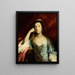 Portrait af Lady Fortescue Anne Campbell - Sir Joshua Reynolds — indrammet kunstværk på væggen