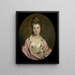 Portrait af fru Thomas Watkinson Payler - Sir Joshua Reynolds — indrammet kunstværk på væggen