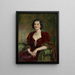 La duchesse de Roxburghe Mary Innes-Ker 1915-2014 - Sir Oswald Birley — indrammet kunstværk på væggen