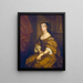 Barbara Villiers, hertuginde af Cleveland - Sir Peter Lely — indrammet kunstværk på væggen