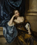 Portrait af Elizabeth Capel, hertuginde af Carnarvon med en guitar - Sir Peter Lely — visning af kunstværket