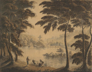 Vue de Stourhead - Sir Richard Hoare — visning af kunstværket