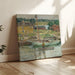 Reproduktion af maleriet Sloop à huîtres, Cos Cob - Childe Hassam