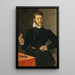Portræt af en guldsmed - Sofonisba Anguissola — indrammet kunstværk på væggen