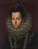 portræt af Catalina Micaela, dronningemoder af Savoia - Sofonisba Anguissola — visning af kunstværket