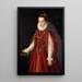 Portrait af en ung dame - Sofonisba Anguissola — indrammet kunstværk på væggen